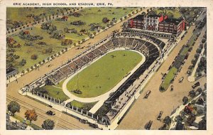 Erie Academy, High School and Stadium Erie, PA USA Football Stadium 1923 