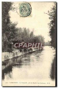 Old Postcard Saint Maurice Pres The Gateway Crows Mill