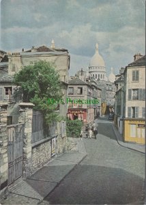 France Postcard - Paris, Montmartre, La Rue Norvins Et Le Sacre-Coeur RR17413