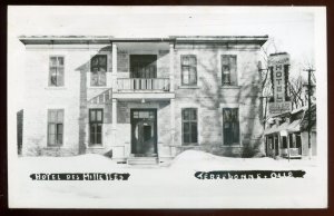 dc78 - TERREBONNE Quebec 1940s Hotel Mille Illes. Real Photo Postcard by Cote