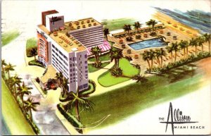 Florida Miami Beach The Allison Hotel 1953