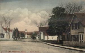 Friendship ME Street Scene Homes c1905 Postcard