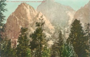 Kings River Canyon California  South Fork Litho Postcard Unused Message On Back