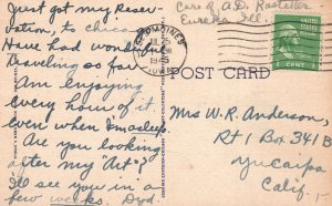 Vintage Postcard 1945 State Capitol Bldg. Landmark Des Moines Iowa Hyman's Pub.