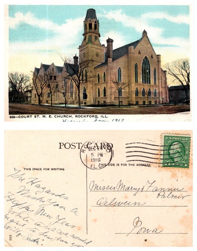 Court St. M.E. Church, Rockford, Illinois (8499)