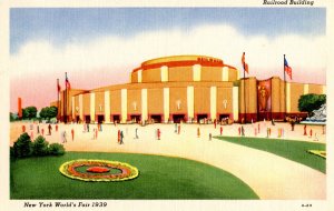 NY - New York World's Fair, 1939. Railroad Building