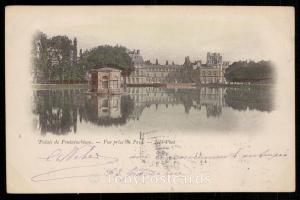 Palais de Fountainebleau - Vue prize du para