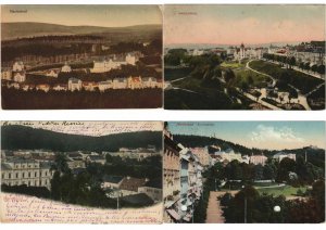 PC CZECOSLOVAKIA MARIENBAD 42 VINTAGE POSTCARDS (L3641)