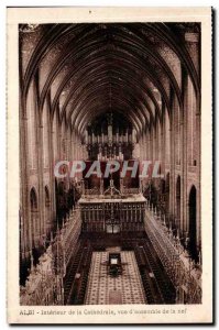 Old Postcard Albi The Cathedral Ste Cecile Interior View of & # 39ensemble of...