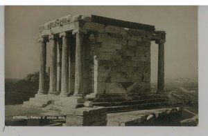 Greece - Athens. Temple of Athena Nike, Victory Goddess  RPPC