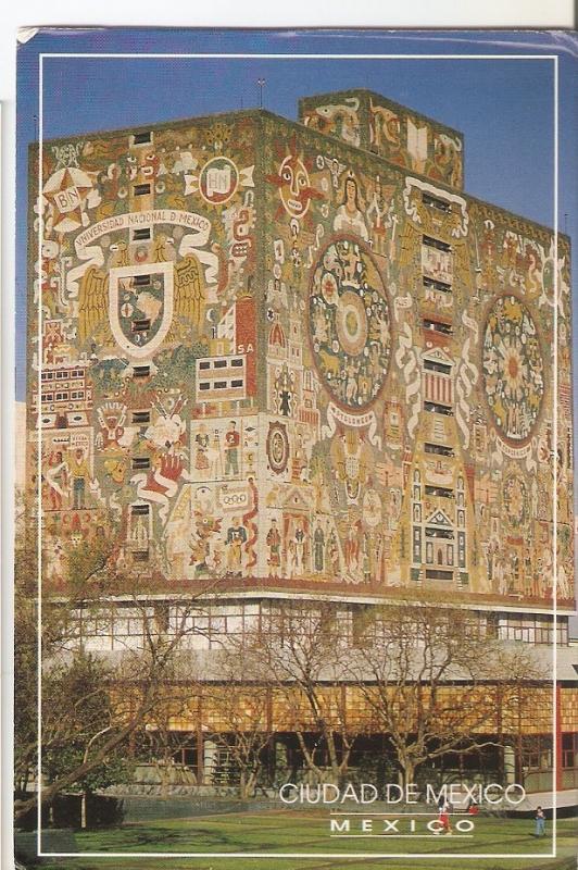 Postal 043264 : Ciudad de Mexico. Biblioteca de la Unam por Juan OGorman