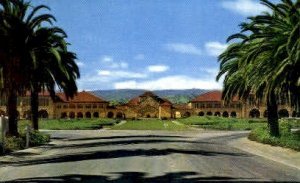Quadrangle from Palm Drive, Stanford University , CA