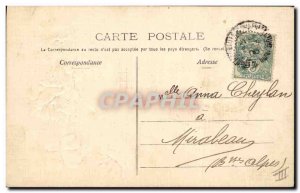 Old Postcard Fantasy Flowers Easter Fish 1st April Wedding