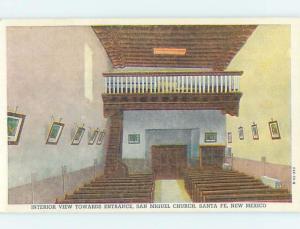 Unused Linen CHURCH SCENE Santa Fe New Mexico NM A8055@