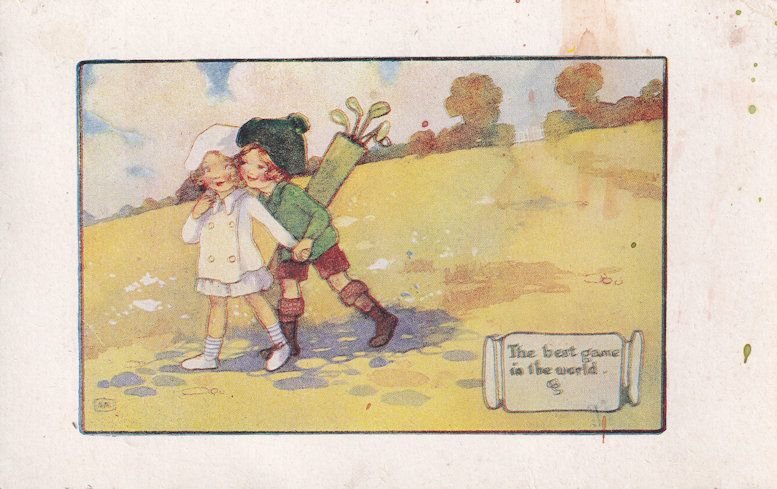 Golf The Best Game In The World Antique Postcard
