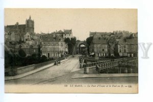 494951 FRANCE LE MANS Bridge X galoshes factory hotel Vintage Levy postcard