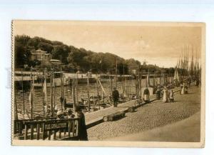 247511 FINLAND TURKU ABO Herring Boat FISHING Vintage postcard