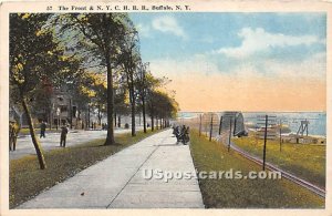 Front & NYC HRR - Buffalo, New York NY Postcard