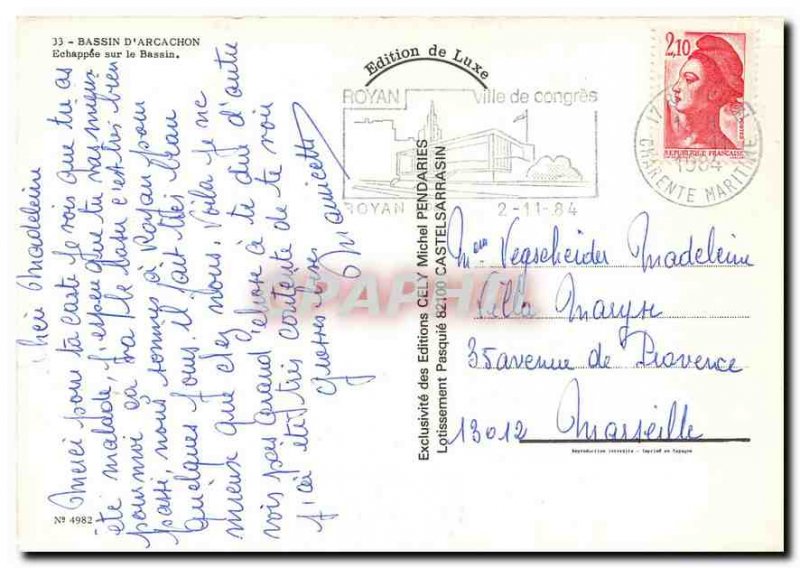 Modern Postcard Arcachon Basin on Behappee