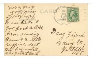 VT - Pittsfield. The Dam    RPPC