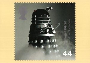 Dr Who Dalek Snowdon Rare Limited PHQ 1999 Stamp Postcard
