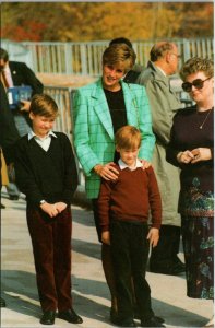 Canada Niagara Princess Of Wales With Prince William & Harry 26 October 1991