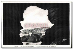 Postcard Old Port Quiberon Presquile Pigeon Cave Old
