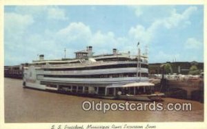 SS President, Mississippi River Excursion Liner, Mississippi, MS USA Ferry Sh...