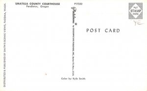 Umatilla County Courthouse Pendleton, Oregon OR Postcard