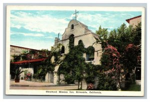 Vintage 1920's Advertising Postcard Glenwood Mission Inn Riverside California