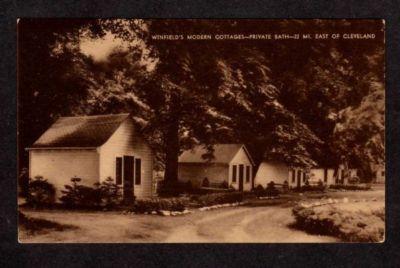 OH Winfield Cottages nr CLEVELAND OHIO Postcard PC