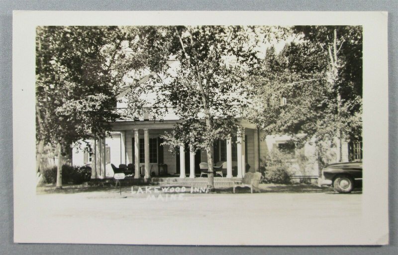 RPPC Lakewood Inn, ME Real Photo Postcard (#7220)