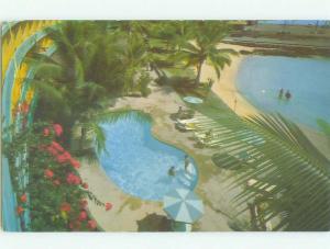 Pre-1980 SWIMMING POOL AT KING HOTEL Kona Hawaii HI HQ1344