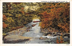 Canoeing at Poconos Pocono Manor Pennsylvania, PA