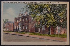 Annapolis, MD - Harwood House, Built 1760, Maryland Ave & King George St.