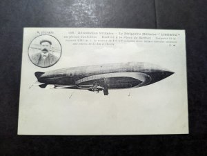 Mint France Aviation Postcard Zeppelin Liberty Airship Dirigible