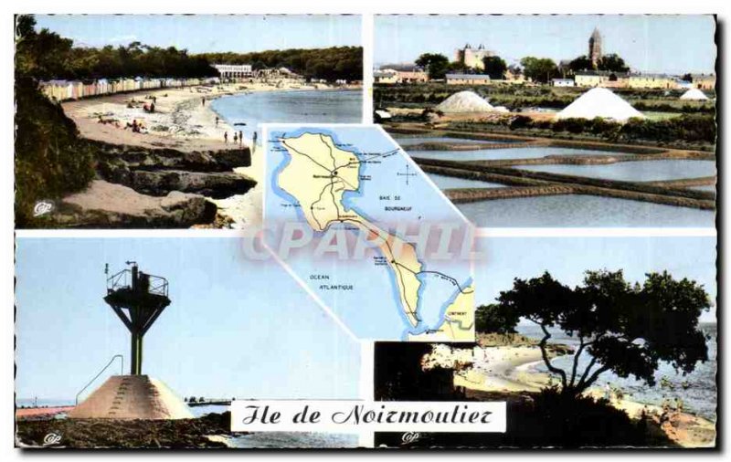 Old Postcard Ile de Noirmoutier