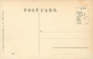 Native Cattle Farm (Panama?) Litho Postcard Unused