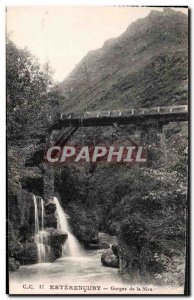 Old Postcard Gorges of the Nive Esterencuby