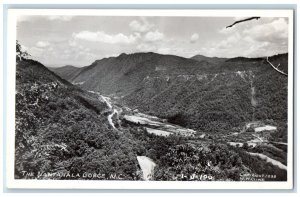 c1940's The Nantahala Gorge North Carolina NC Vintage RPPC Photo Postcard