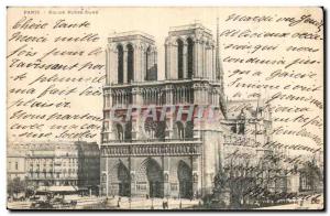 Paris Old Postcard Notre Dame