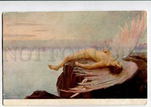 3079269 Winged NUDE Young Man Icarus by KLAKACHEVA vintage PC