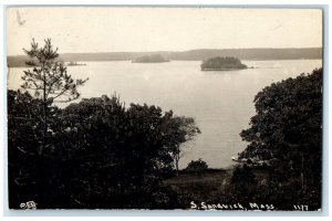 1910 Cape Cod Bay View South Sandwich Massachusetts MA RPPC Photo Postcard