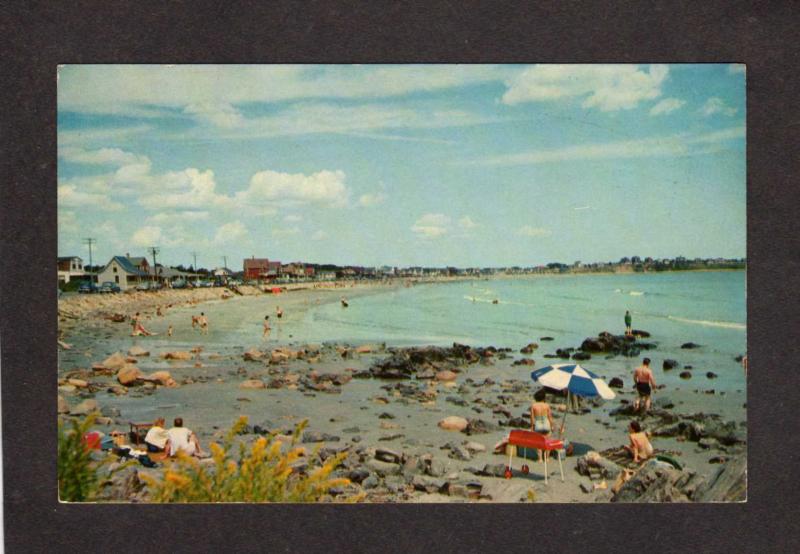 ME Cottages Camps Houses Long Beach York Maine Postcard