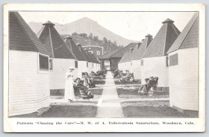 Colorado Springs~MWA Sanatorium~Nurse Visits the Huts~Patients Chase Cure~1914