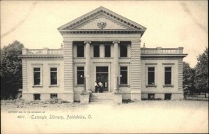 Ashtabula Ohio OH Carnegie Library Rotograph 4672 c1910 Vintage Postcard