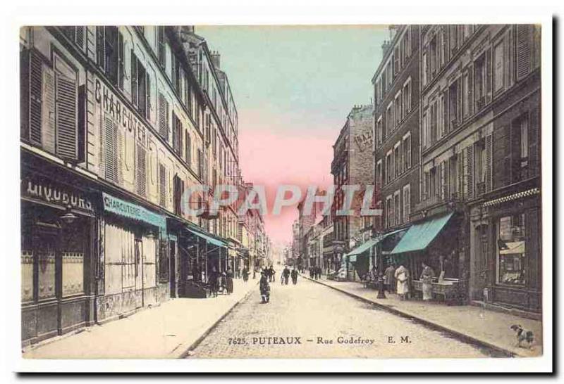 Puteaux Postcard Old Street Godfrey