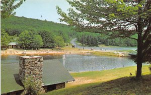 Beach and Picnic Shelter Black Moshannon State Park, east of Philipsburg - Ph...