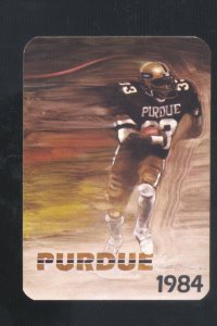 PURDUE BOILERMAKERS UNIVERSITY FOOTBALL 1984 SCHEDULE VINTAGE EPHEMERA