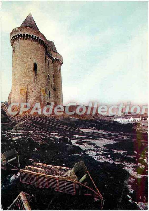 Modern Postcard Saint Malo Saint-Servan Solidor tower built in the fourteenth...